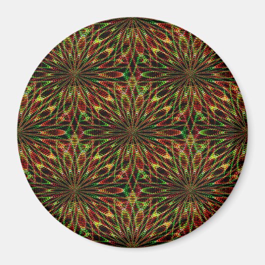 Aimant Yule fleurs.... (Devant)