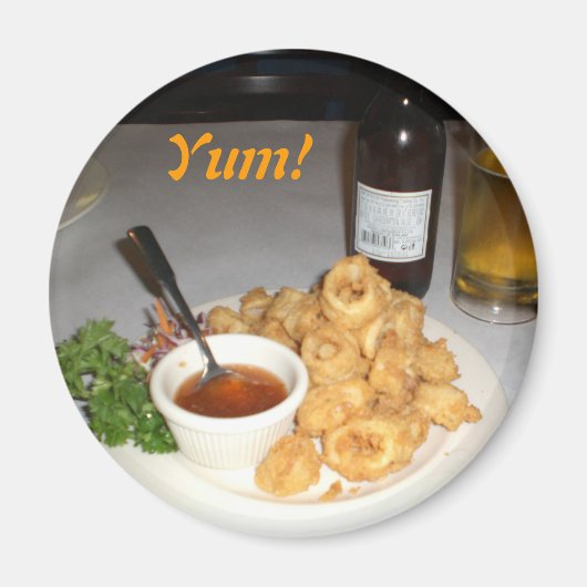 Aimant Yum ! calamari ! (Devant)