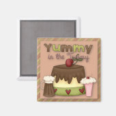 Aimant Yummy dans le doux tambour traite l'aimant (Recto/Verso)