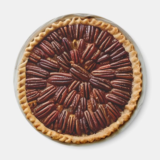 Aimant Yummy Pecan Pie Nourriture (Devant)