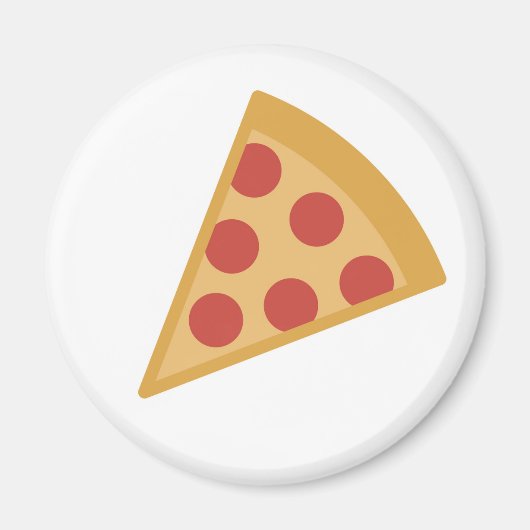 Aimant Yummy Pizza Emoji (Devant)
