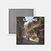 Aimant Yunnan Lijiang china Travel (Recto/Verso)