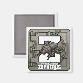 Aimant Z est pour Zopherus (Coléoptère blindé) – ABC de s (Recto/Verso)