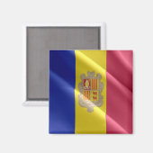 Aimant zAD001 DRAPEAU D'ALLAGE Andorre, Réfrigérateur (Recto/Verso)