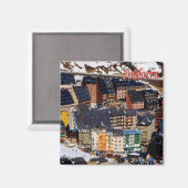 Aimant zAD006 - Panorama ANDORRA - Réfrigérateur (Recto/Verso)