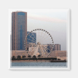Aimant zAE011 SHARJAH, THE EYE, EAU, Frigo