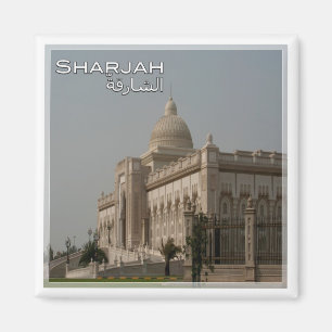 Aimant zAE012 SHARJAH, UNIVERSITÉ, EAU, Asie, réfrigérate