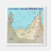 Aimant zAE026 MAP, Émirats arabes unis, Émirats arabes un (Devant)