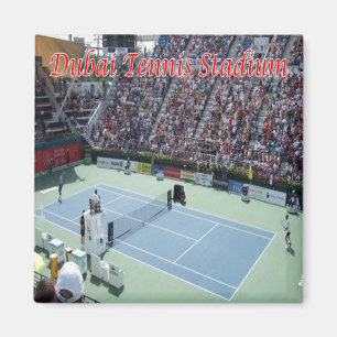 Aimant zAE066 Stade de tennis de DUBAI, EAU, Asie, Frigo