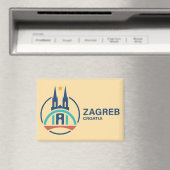 Aimant Zagreb Croatie Europe (In Situ (Lave-vaisselle))