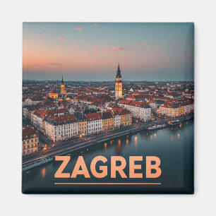 Aimant Zagreb Croatie Vieille Ville Histoire Architecture
