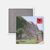 Aimant zAL009 ELBASAN Castle Albanie, Fridge (Recto/Verso)
