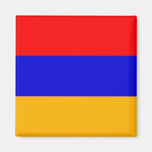 Aimant zAM001 DRAPEAU arménien Arménie, réfrigérateur (Devant)