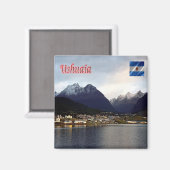 Aimant zAR007 USHUAIA par Night, Argentina, Fridge (Recto/Verso)