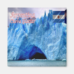 Aimant zAR014 PERITO MORENO GLACIER, Père Noël Cruz, Réfr