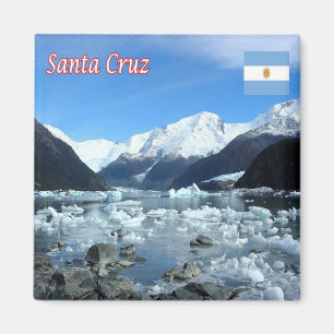 Aimant zAR020 LOS GLACIARES N.P. Père Noël Cruz, Fridge