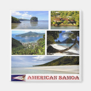 Aimant zAS003 AMERICAN SAMOA, Oceania, Fridge
