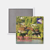 Aimant zAS004 PAGO PAGO, Samoa américaines, Océanie, Frig (Recto/Verso)
