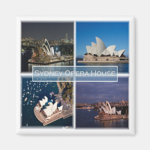 Aimant zAU010 SYDNEY, OPÉRA HOUSE, Australie, Frigo