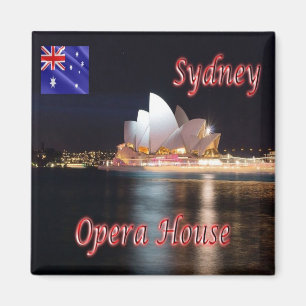 Aimant zAU019 SYDNEY, OPÉRA HOUSE, Australie, Fridge