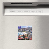 Aimant zAU030 SYDNEY, Australie, Panorama, Océanie, Frigo (In Situ (Lave-vaisselle))