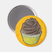 Aimant zazzle cupcake 1 (Recto/Verso)