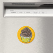 Aimant zazzle cupcake 1 (In Situ (Lave-vaisselle))