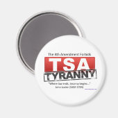 Aimant Zazzle TSA tyrannie Image (Recto/Verso)