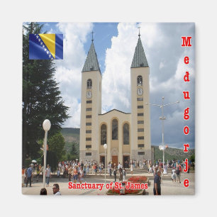 Aimant zBA006 SANCTUARY MEDJUGORJE Bosnia and Herzegovina