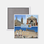 Aimant zBE004 YPRES - Musée des champs de LAKENHAL (Recto/Verso)