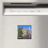Aimant zBE052 BRUGES canal, Belgique, Fridge (In Situ (Lave-vaisselle))