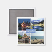 Aimant zBG004 BULGARIE, réfrigérateur (Recto/Verso)