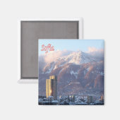 Aimant zBG008 SOFIA Bulgarie, réfrigérateur (Recto/Verso)