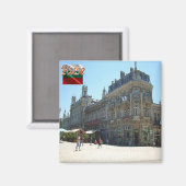 Aimant zBG011 RUSE Bulgarie. Réfrigérateur (Recto/Verso)