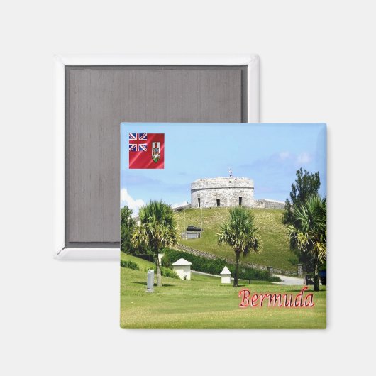 Aimant zBM005 BERMUDA, Fort Saint Catherine, Frigo (Recto/Verso)