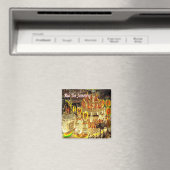 Aimant zBR027 RIO DE JANEIRO, Carnaval, Brésil, Réfrigéra (In Situ (Lave-vaisselle))