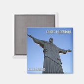 Aimant zBR039 RIO DE JANEIRO, Christ Rédempteur, Réfrigér (Recto/Verso)