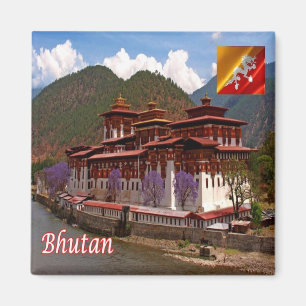 Aimant zBT005 PUNAKHA, Bhoutan, Asie, Frigo