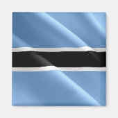 Aimant zBW002 BOTSWANA WAVING DRAPEAU, Afrique, Réfrigéra (Devant)