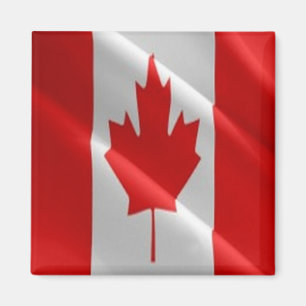Aimant zCA002 CANADA, Drapeau agité, Amérique, Réfrigérat