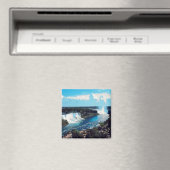 Aimant zCA004 CHUTES NIAGARA, Vue, Amérique, Frise (In Situ (Lave-vaisselle))