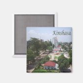 Aimant zCD006 KINSHASA, CONGO, Afrique, Frigo (Recto/Verso)