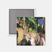 Aimant zCD007 CONGO, Afrique, réfrigérateur (Recto/Verso)