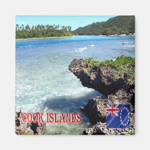 Aimant zCK008 RAROTONGA, Îles Cook, Océanie, Fridge