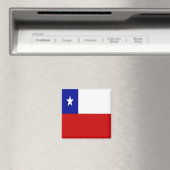 Aimant zCL001 CHILI, drapeau, Amérique, réfrigérateur (In Situ (Lave-vaisselle))