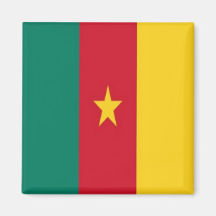 Aimant zCM001 DRAPEAU CAMEROUN, Afrique, réfrigérateur