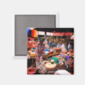 Aimant zCM003 CAMEROUN, marché Mfoundi, Afrique, Frigo (Recto/Verso)