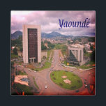 Aimant zCM008 YAOUNDE', Cameroun, Afrique, Frigo<br><div class="desc">Vous y trouverez le souvenir de vos vacances. (zCM008 YAOUNDE',  Cameroun,  Aimant frigo Afrique). Amaze amis et parents avec les souvenirs uniques de votre voyage. Essaie-nous ! #LeoPepeDesign - yaoundé,  cameroun d'Afrique,  leopepedesign,  tourisme photo voyage,  aimant frigo gadget cadeau gadget souvenir.</div>