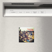 Aimant zCM017 YAOUNDE', Cameroun, Afrique, Frigo (In Situ (Lave-vaisselle))