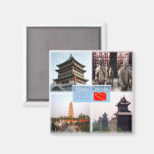 Aimant zCN005 TERRACOTTA Shaanxi, XI AN, Frigo (Recto/Verso)